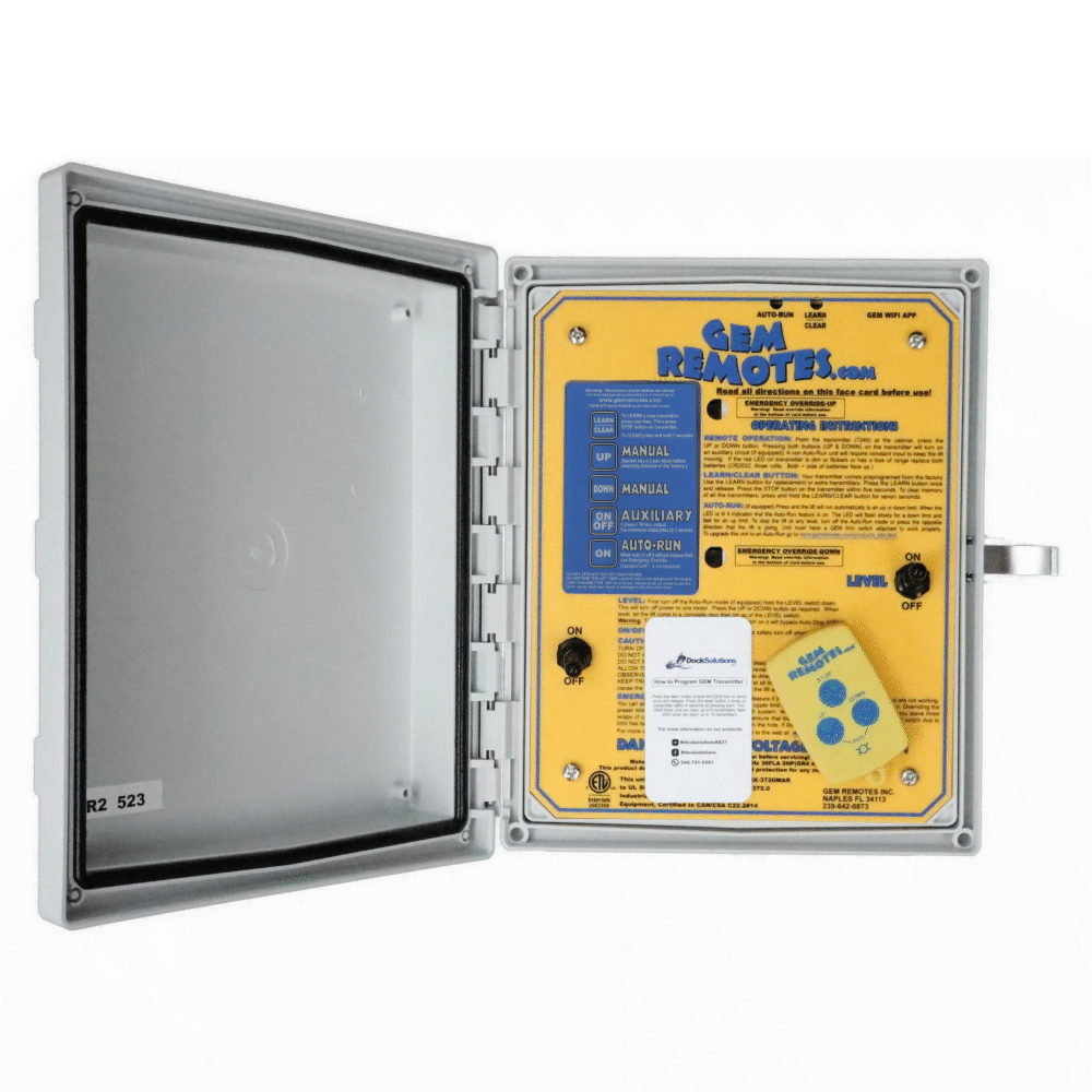 Gem Remotes GR1A: Wireless Boat Lift Remote: Auto-Stop