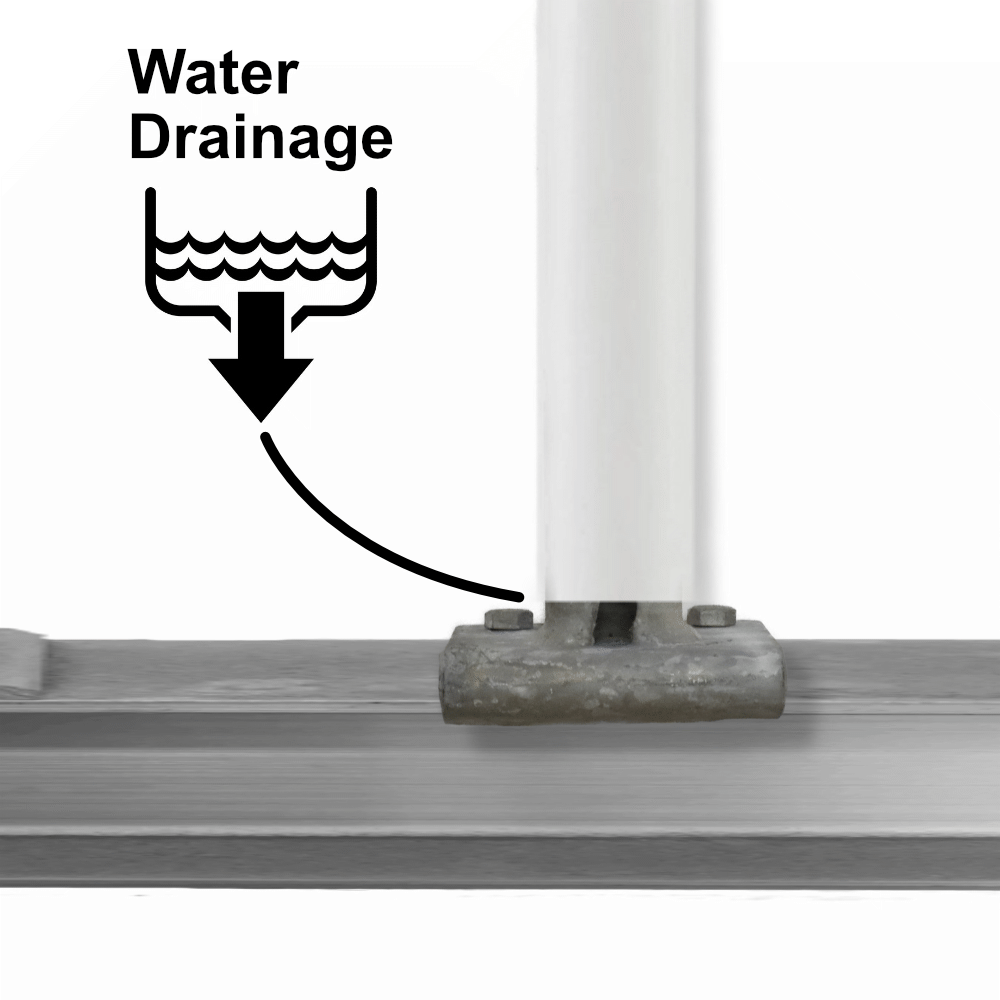 Galvanized Boat Lift Guide Posts