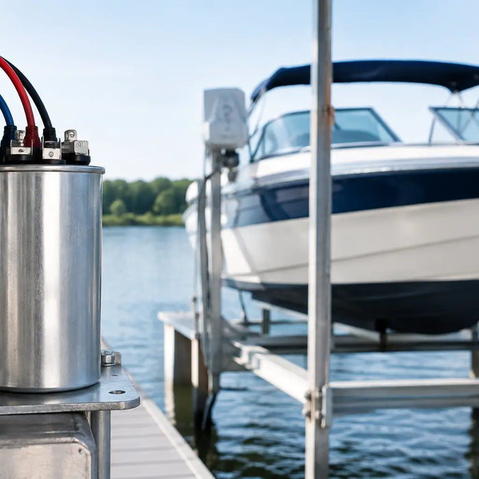 Boat Lift Capacitors: Signs, Sizing, and Safety