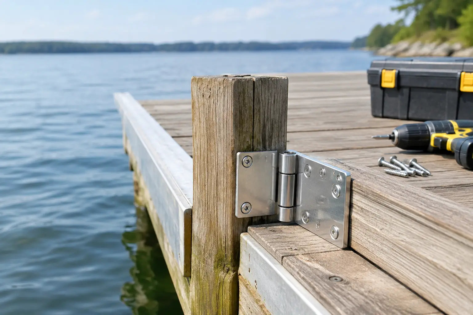 Dock Hinge Replacement for a Safer Waterfront