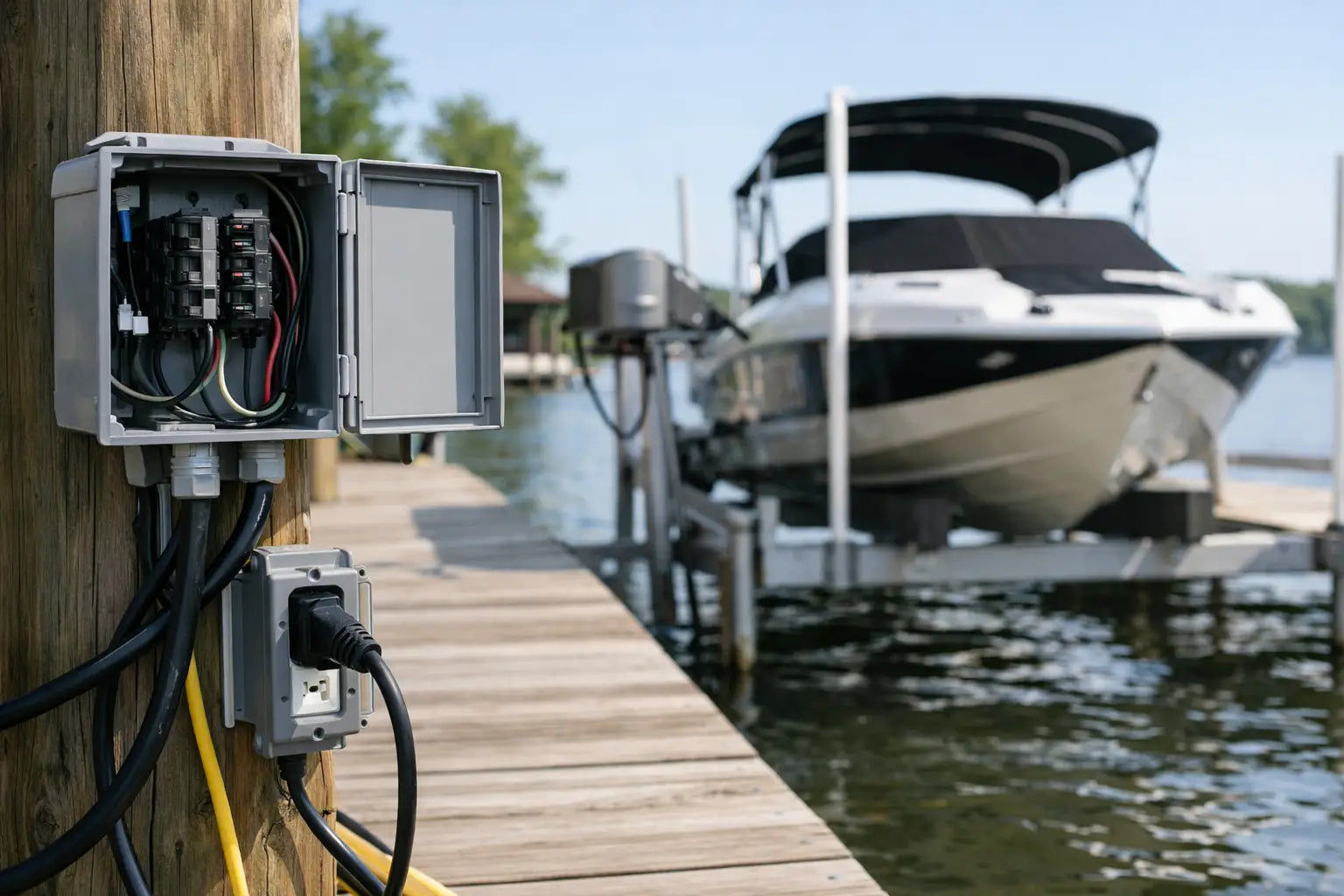 Marine Wiring Safety for Docks and Boat Lifts