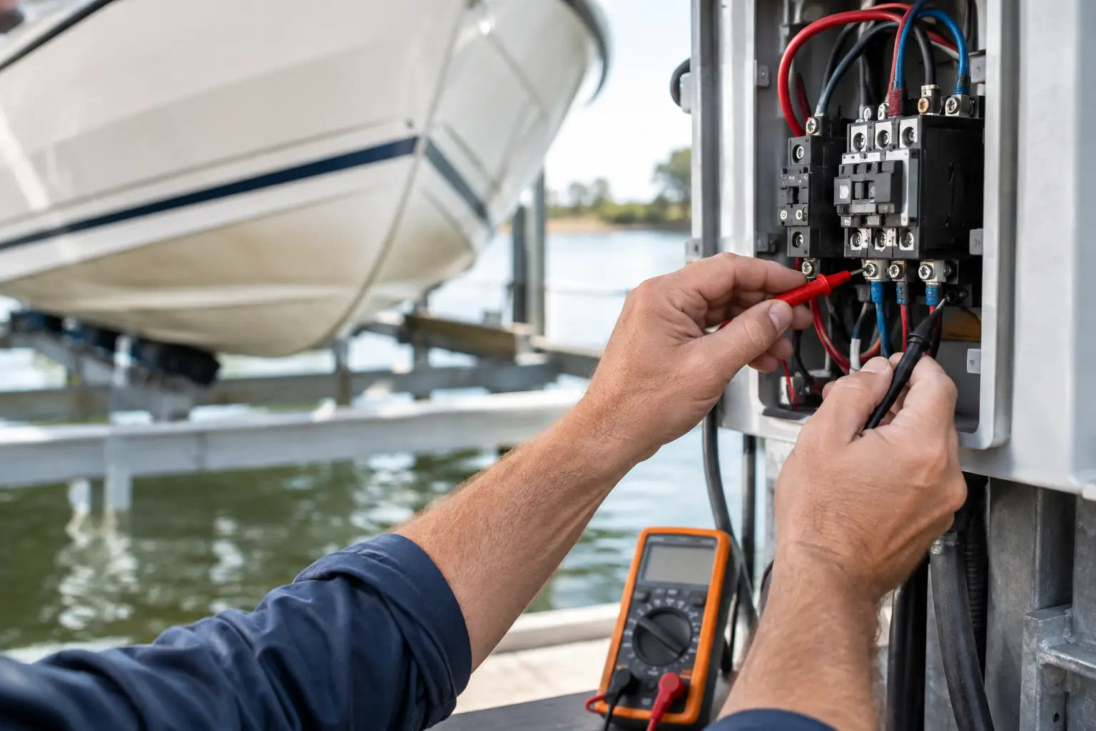 Boat Lift Contactor Testing for Reliable Repairs