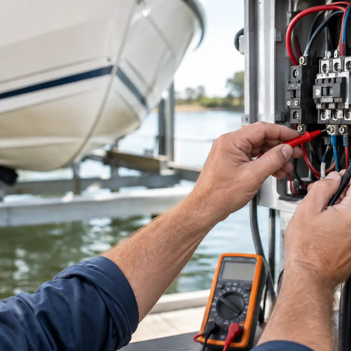 Boat Lift Contactor Testing for Reliable Repairs