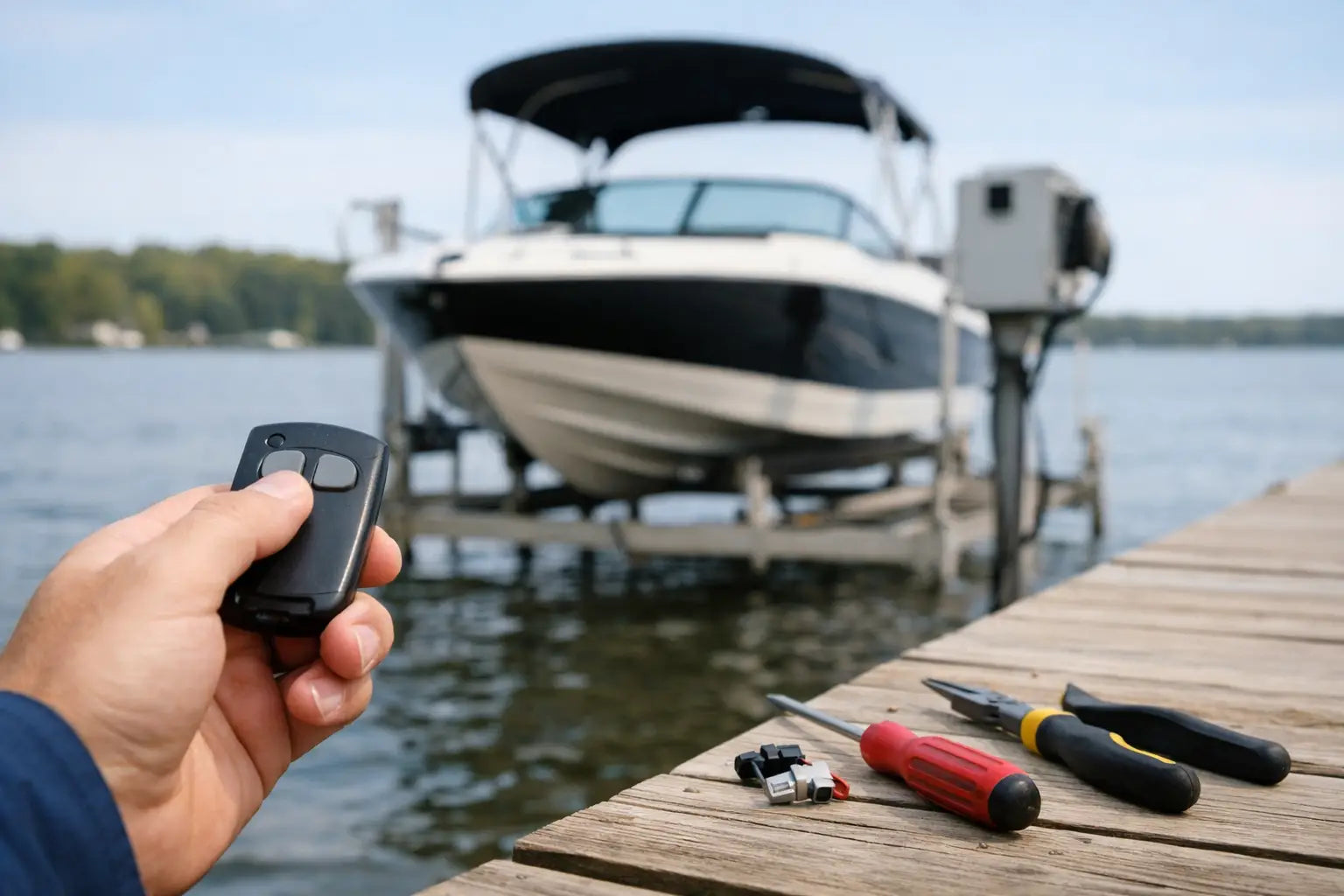 Boat Lift Remote Not Working? Start Here