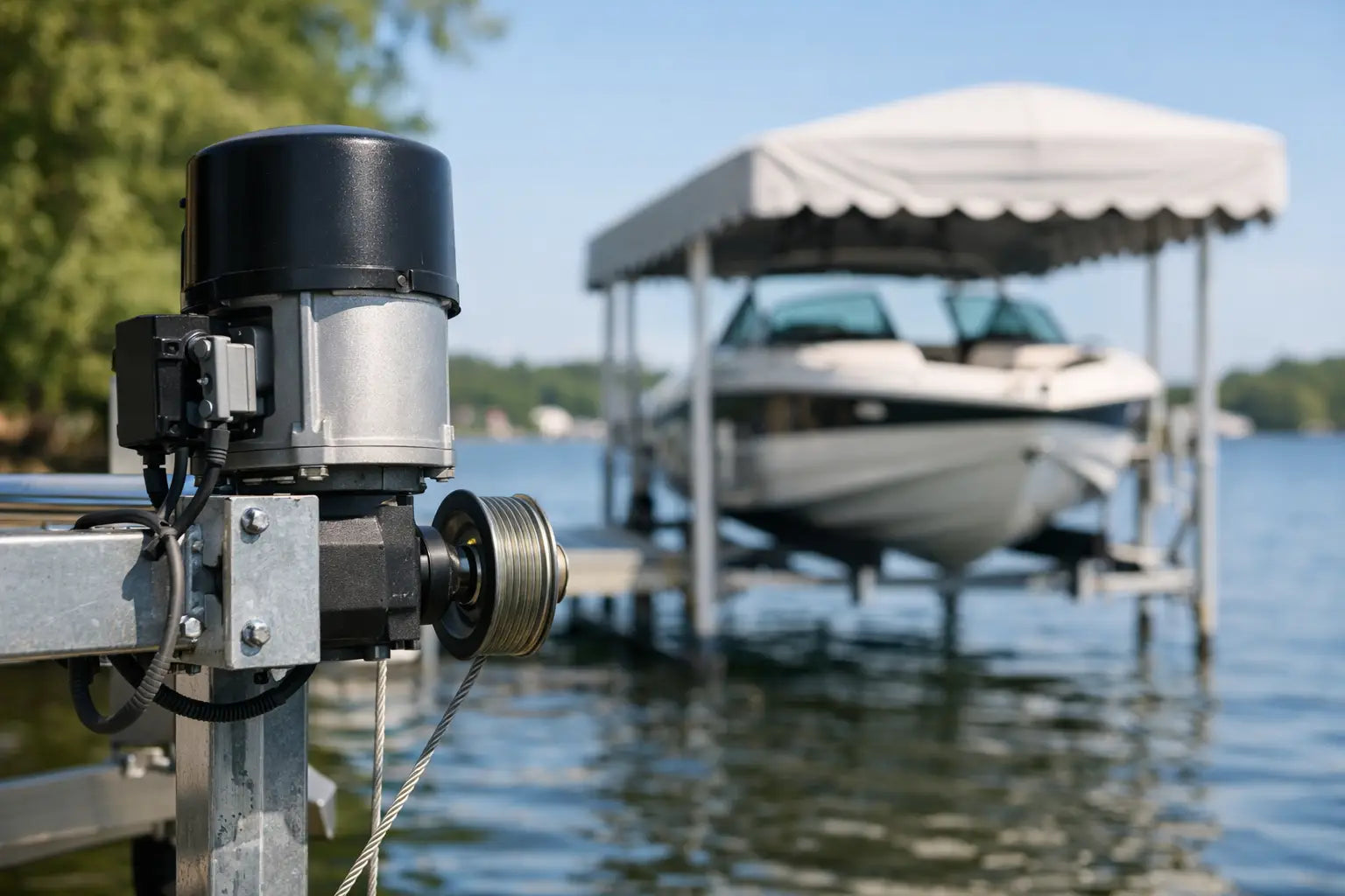 Boat Lift Motor Horsepower Chart and Sizing