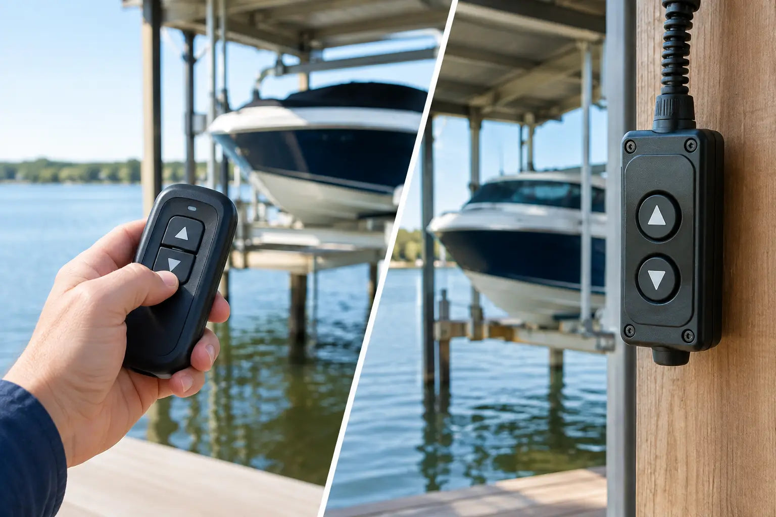 Boat Lift Remote vs Pendant: Which Fits Your Lift?