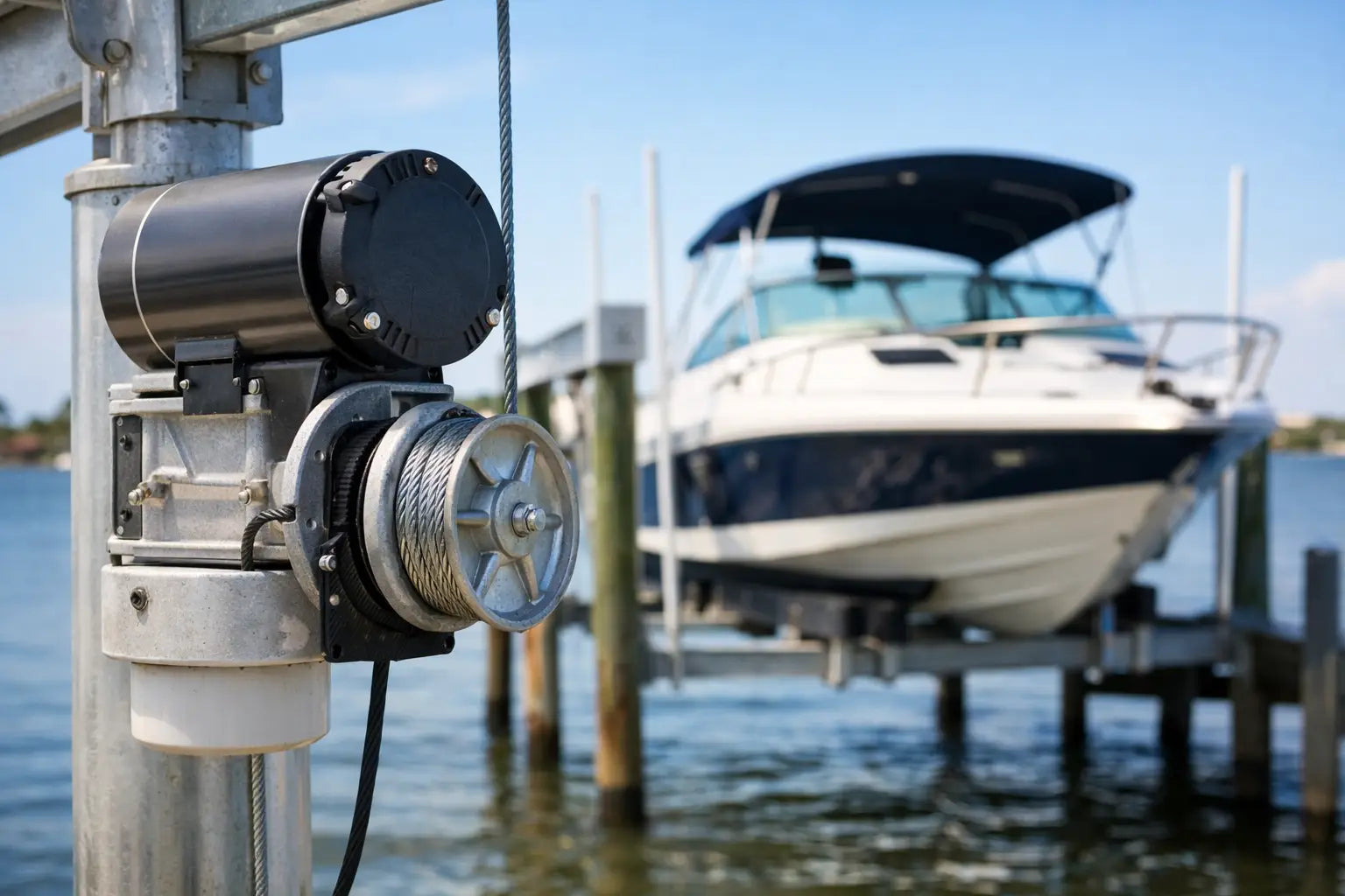 Boat Lift Motor Selection Starts With the Lift