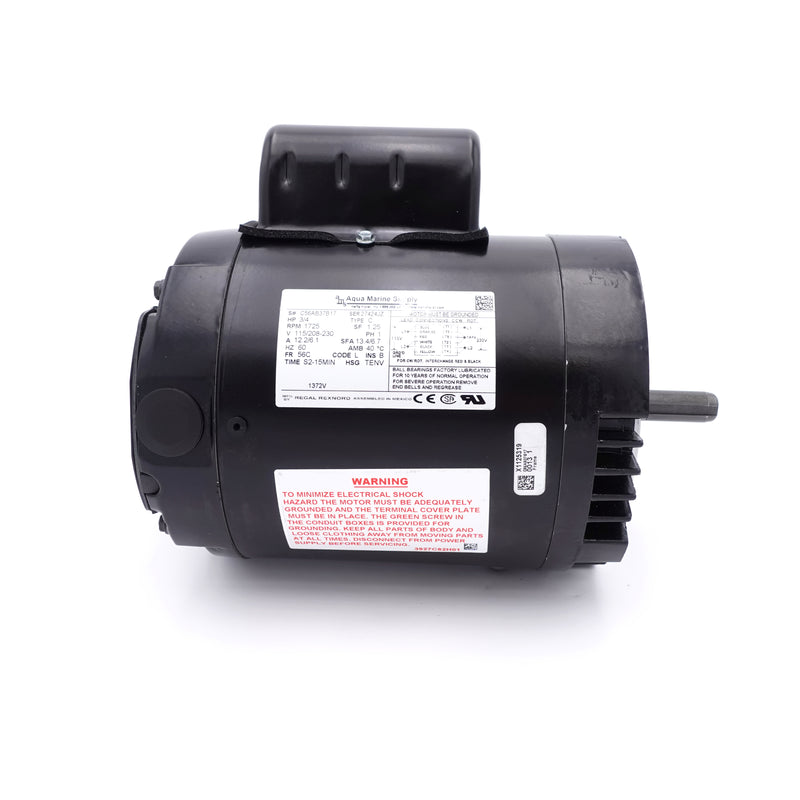 3/4 Hp Boat Lift Motor: Direct Drive Compatible: Painted Steel: Aqua Marine Supply