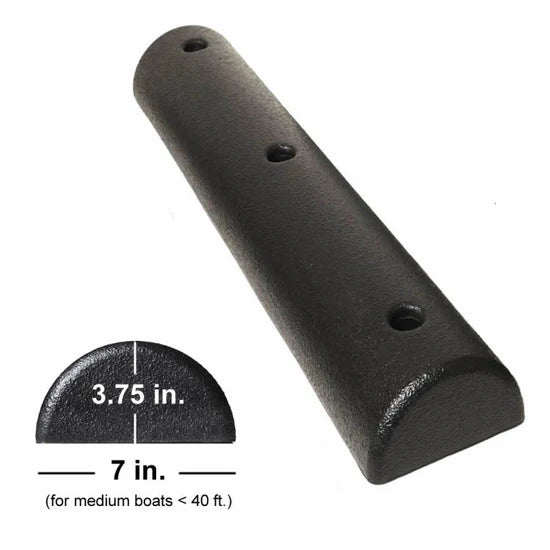 Black Urethane 3ft Boat  Dock Face Board Bumper
