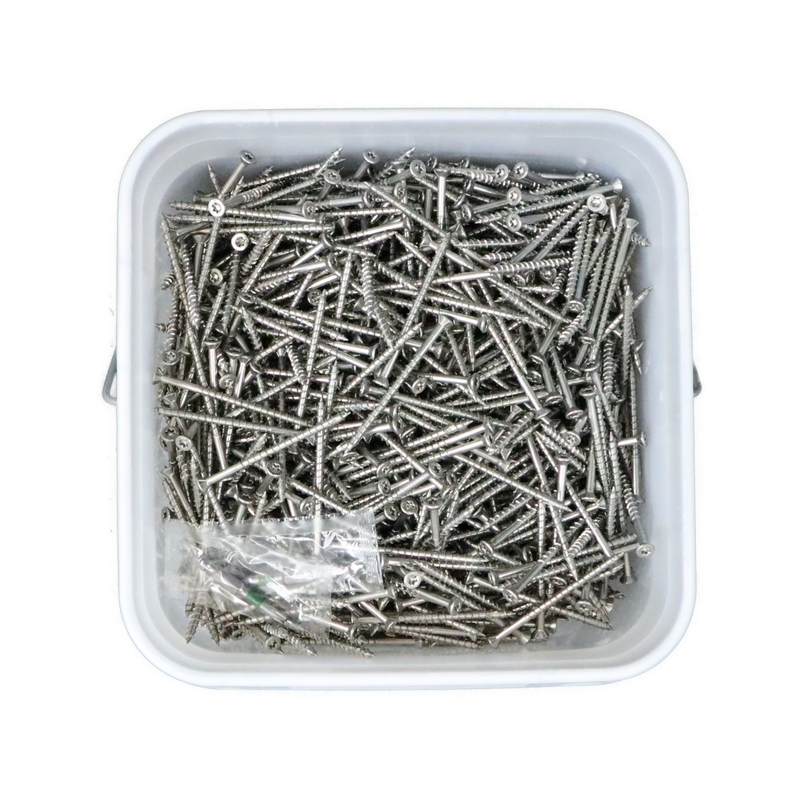 Simpson Strong-Tie S10300WPB #10 x 3" Deck-Drive DWP Wood Screws, 305 Stainless Steel