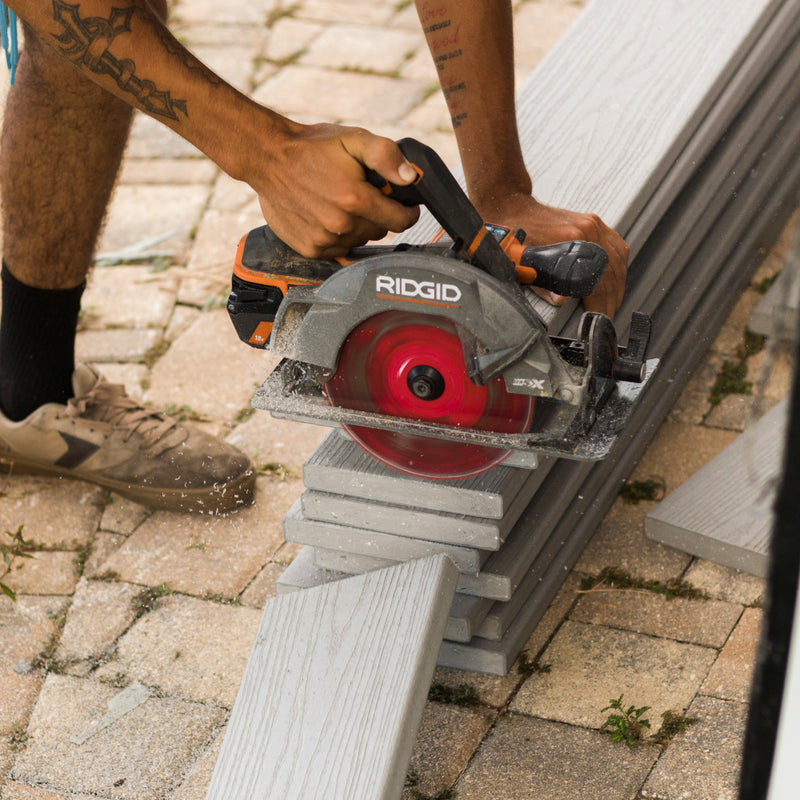 Owens Corning Weardeck- Heat Resistant: Barefoot Grey Composite Decking: 5/4" x 6"