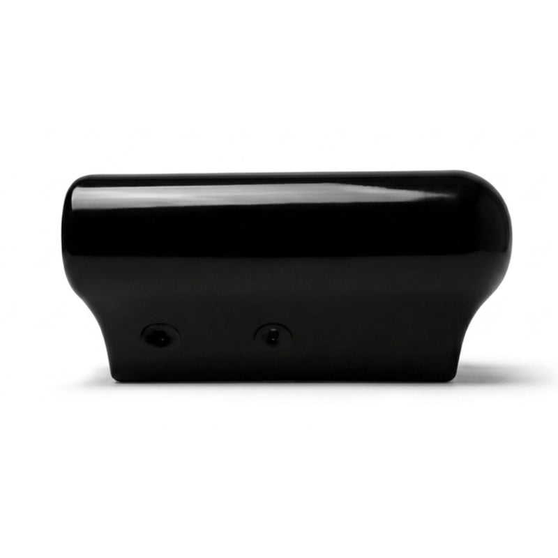 Black Marine Vinyl Boat Dock Edge Corner Bumper: P-Style Overlap Style