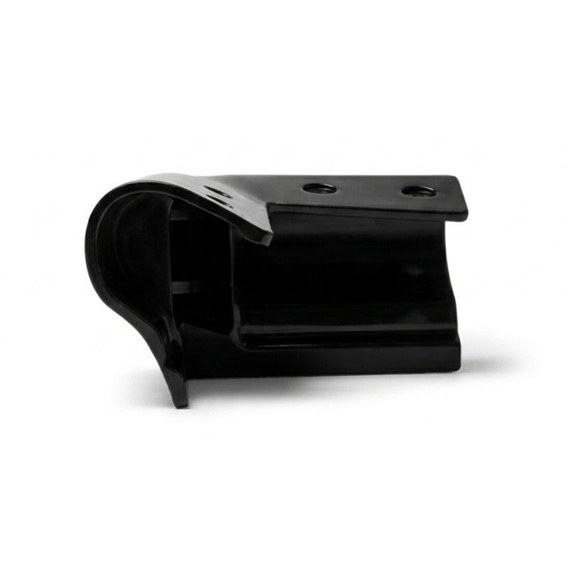 Black Marine Vinyl Boat Dock Edge Corner Bumper: P-Style Overlap Style