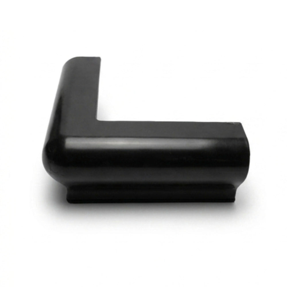Black Marine Vinyl Rub Rail Corner Bumper: P-Style Edge Match Style ...