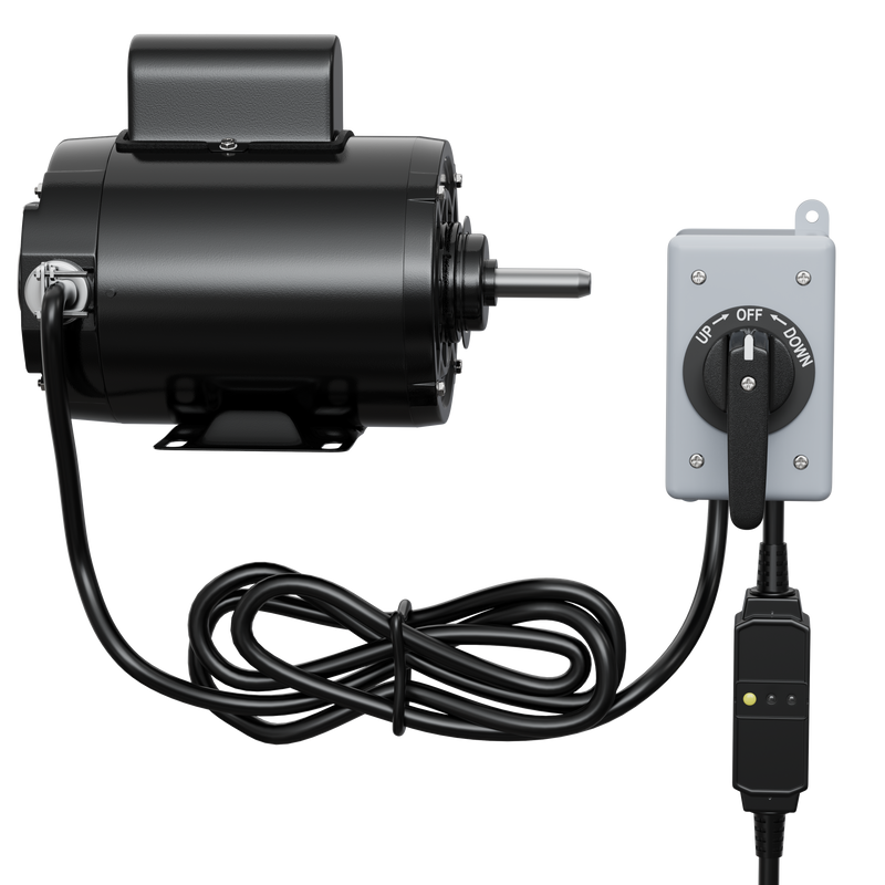 Wired Boat Lift Motor With Switch: Aqua Marine Supply Painted 56 Frame TENV: 1725 RPM