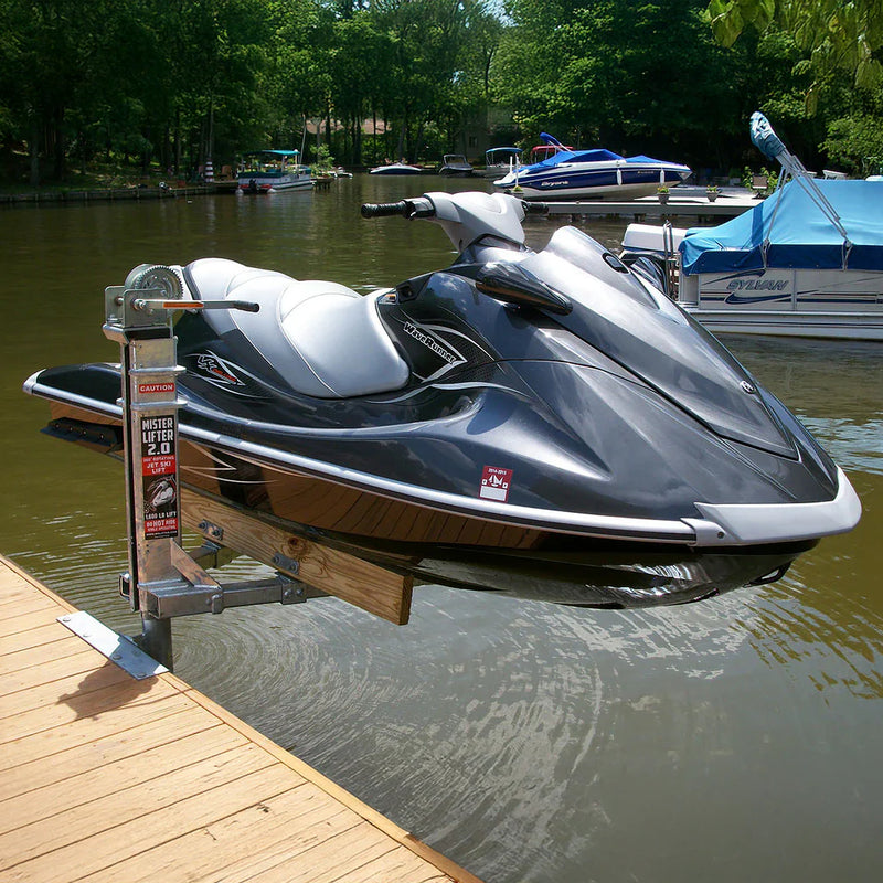 Mr. Lifter 2.0 PWC Lift: With Electric Motor Setup