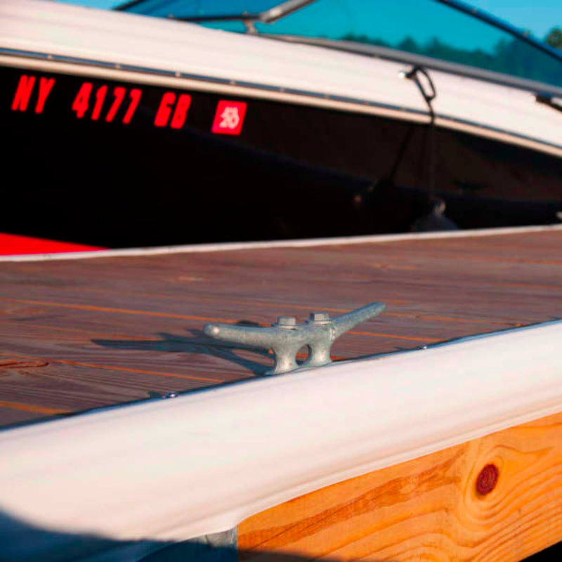 White Marine Vinyl Dock Rubrail Trim Bumper P-style