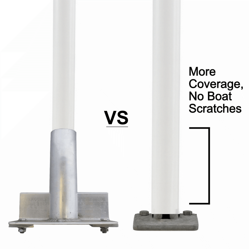 Galvanized Boat Lift Guide Posts