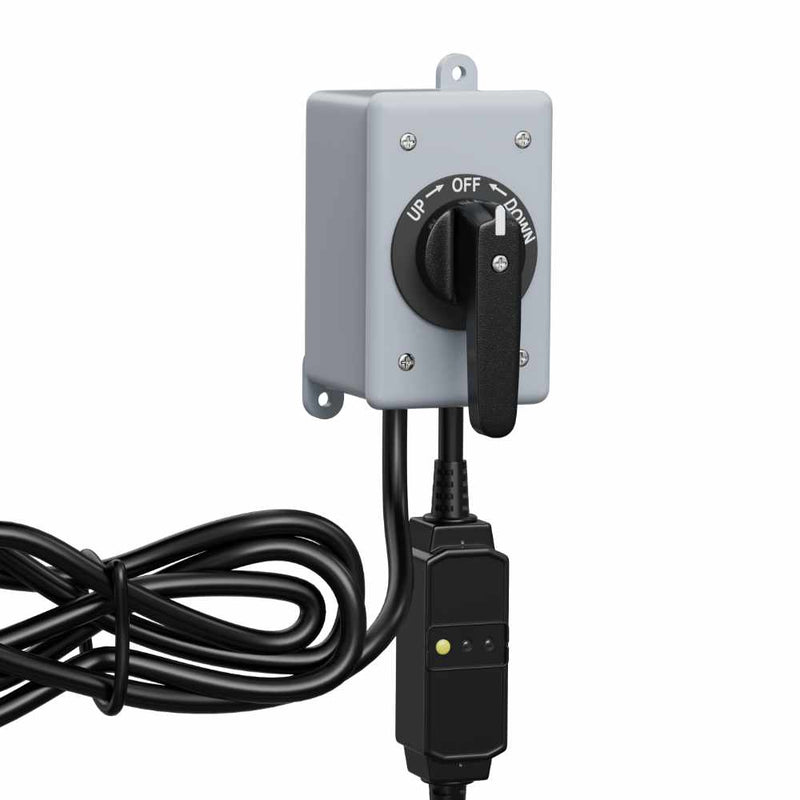 AMS Boat Lift Switch: With GCFI & 21 Ft Cable: 3-Position (Spring Return or Maintained)