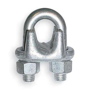 Galvanized Cable Clamp - 1/4"